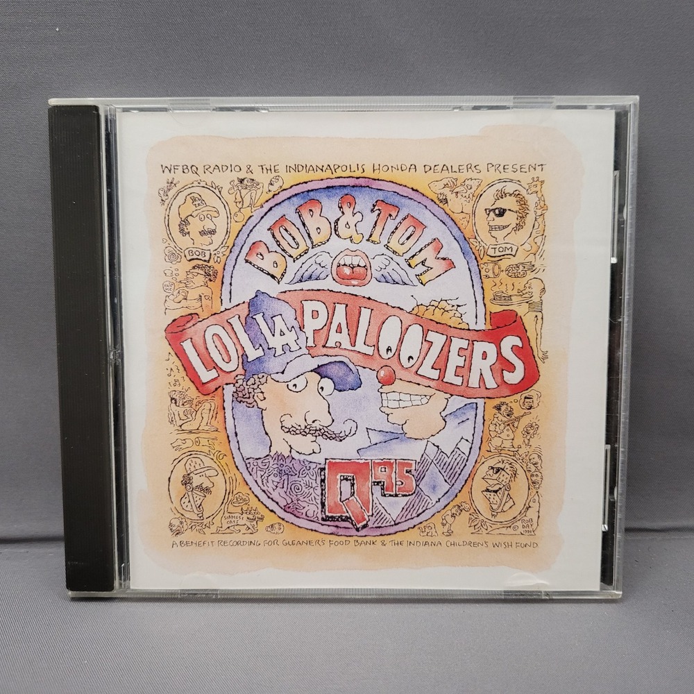 Lollapaloozers by Bob & Tom (CD, 1993) Comedy Radio